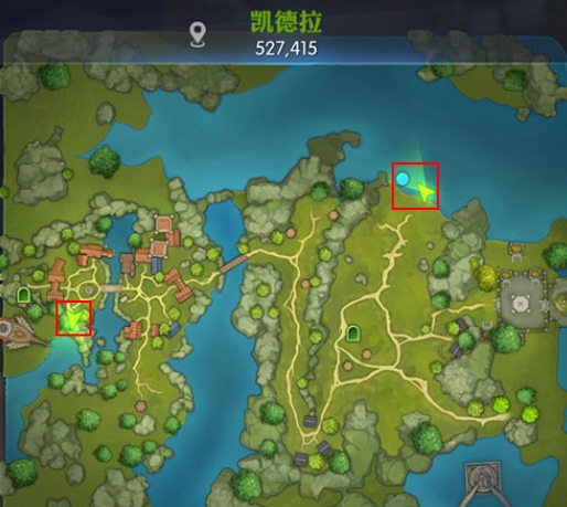《龙之谷2》手游风景点坐标在哪