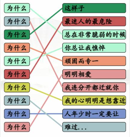 《汉字找茬王》为什么的歌通关攻略